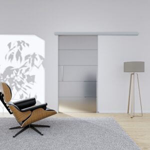 Glasschiebetür Slim4 SoftClose Komplettset